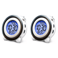 thumbnail image 2 of 2X Digital Alarm Clock,Time Date Display Twin Bell Very Loud for Heavy Sleepers Dual Alarm Blue Backlight for Teens, 2 of 10