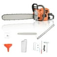 thumbnail image 2 of Floseru Gas Powered Chainsaw 58cc 2-Cycle Chain Saw 20 Inch Guide Bar Cordless Chainsaw Gasoline for Cutting Forest Wood Garden Trimming Tools, 2 of 9