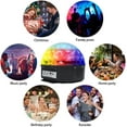 thumbnail image 4 of Bluetooth Disco Ball Lamp, 7 Modes Stage Strobe Party Light with Remote, DJ Stage Light Dance Parties Decorations Lights, Disco Light Ball for Christmas Dance Parties Karaoke Bar Home (Colorful), 4 of 6