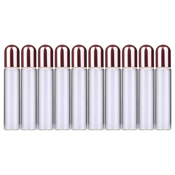 10pcs Essential Oil Bottles Perfume Glass Roller Bottle Perfume Dispenser (3ml)