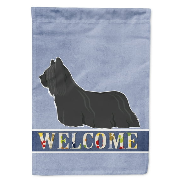 Carolines Treasures CK3623GF Skye Terrier Welcome Flag Garden Size  Small multicolor