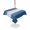 Navy Blue White, variant on Outdoor Tablecloth with Umbrella Hole for Patio/Picnic/Party/Camping, Aqua Blue Striped Waterproof Table Cloth Rectangle Table Cover Washable, Blue White Ombre Farmhouse Gradient (52"x 70")