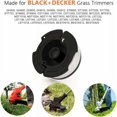 thumbnail image 3 of Carrete de repuesto para recortadora de hilo, sistema de alimentación automático resistente a la abrasión para facilitar la jardinería, nailon de poliamida duradero para un corte de césped eficiente,, 3 of 5