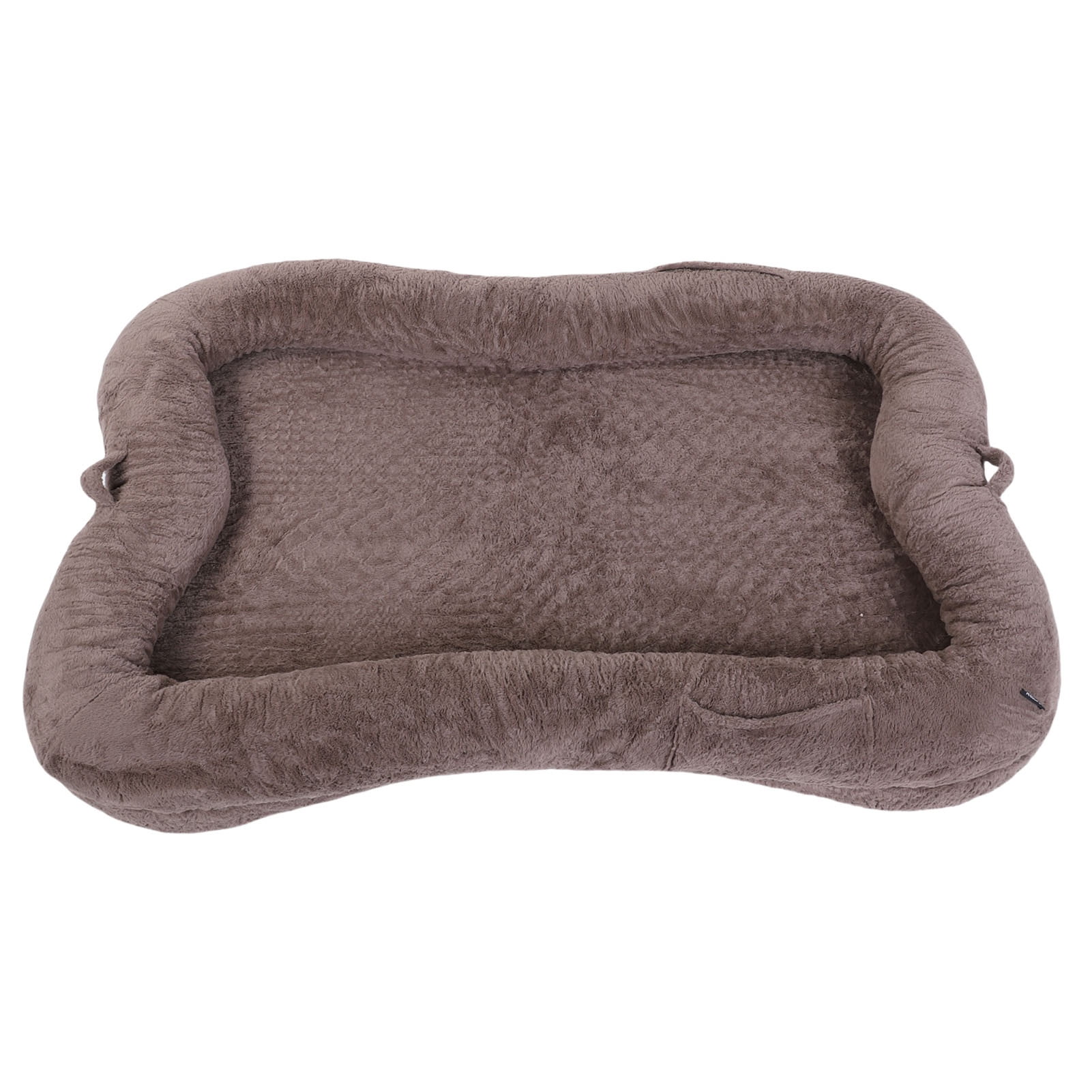 Large Pet Sleeping Bed Size Dog Bed Human Dog Bed Washable Large Size Non Slip Bottom Comfortable Plush Size Dog Bed With Blanket And Pocket For Home