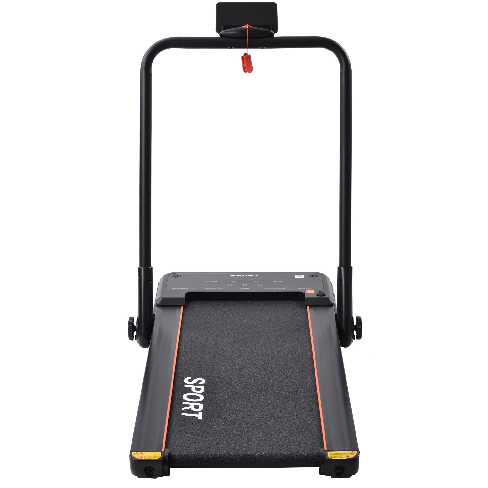 Merax 2.5 HP Horizontally Foldable Electric Exercise Treadmill Motorized Running Machine with Bluetooth App Walmart