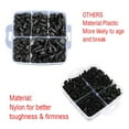 thumbnail image 2 of Baohd Pack of 721 Car Retainer Clips Fasteners Clip with Cable Ties Fastener Remover Rivets Accessories Parts Kit for Door Trim Panel, 2 of 6