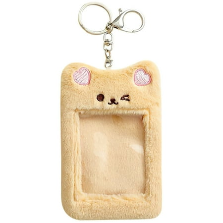 

Transparent Holder Clip Plush Transport Holder Personalized Student Holder