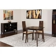 thumbnail image 2 of Flash Furniture Newport 3 Piece Espresso Wood Dining Table Set with Padded Wood Dining Chairs, 2 of 2
