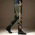thumbnail image 3 of Pantalones cargo para hombre Y2k Harajuku, pantalones para hombre, ropa de talla grande, informales, largos, a la moda, para pescar, ajustados, con rayas apiladas, para correr, talla grande, 3 of 4