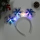 thumbnail image 4 of Adornos navideños, regalos navideños, diadema de copo de nieve con luces, adornos para crear ambiente y realzar el cabello, accesorios para festivales., 4 of 6