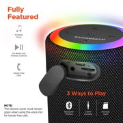HyperGear Halo XL Wireless LED Speaker Black