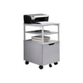 thumbnail image 1 of OSP Home Furnishings Contempo Chariot Mobile, Blanc, 1 of 2