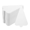 thumbnail image 1 of Uxcell 200pcs Mini Cake Boards, Mousse Cake Cardboards Triangle Cake Bases (White), 1 of 1