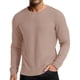thumbnail image 1 of pstuiky camisas de manga larga para hombre, Sudadera informal deportiva de manga larga y cuello redondo para hombre top de hombre l, 1 of 8