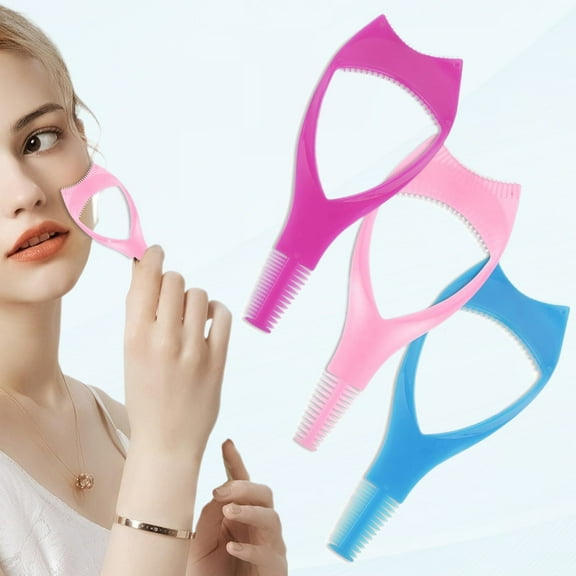 3 Pack Lash Shield Mascara Buddy, Upper Tool Eye Lash Guard for Natural Look Lashes, Makeup Cosmetic Eyelash Tool