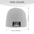 thumbnail image 3 of ZICANCN Knit Beanie Hat-Black Power Winter Cap Soft Warm Classic Hats for Men Women Parade Banners, 3 of 8