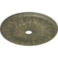 thumbnail image 3 of 31 5/8"OD x 3 5/8"ID x 1 7/8"P Gorleen Ceiling Medallion (Fits Canopies up to 3 5/8"), Hand-Painted Witch Hazel Crackle, 3 of 7