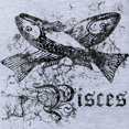 thumbnail image 2 of CafePress - Zodiac Distressed Pisces_Wh - Cute Infant Baby Football Bodysuit, 2 of 3