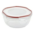 thumbnail image 2 of Sterilite Ultra•Seal™ 4.7 Qt. Bowl, Latching Food Storage Container, Airtight Watertight Seal, Clear, 4 Count, 2 of 8