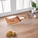 thumbnail image 5 of Special Shaped Imitation Wool Cute Cup Small Mat Household Bathroom Mat Bathroom Absorbent Non Slip Mat, 5 of 6