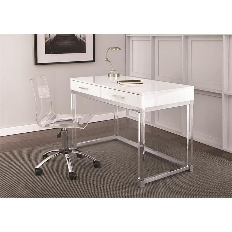 Silver on sale writing desk