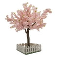 thumbnail image 2 of Artificial Cherry Blossom Trees Light Pink Fake Sakura Flower Pink Sakura Tree, 2 of 11