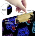 thumbnail image 3 of FMSHPON Angry Tiger Colorful Pattern Clipboard Hardboard Wood Nursing Clip Board and Pull for Standard A4 Letter 13x9 inches, 3 of 6