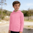 thumbnail image 2 of CAIXIA Boys Hooded Rash Guard Fishing Shirt, UPF 50+ Kids Long Sleeve Sun Hoodie, Youth UV Protection Beach Swim Shirts, 2 of 6