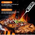 thumbnail image 4 of 2 pack Kitchen Thermometer, Digital Thermometer with Long Probe, Instant Read Cooking Thermometer, Meat Thermometer for Food, Meat, Oil, Milk, Wine, BBQ and Hot Water, 4 of 5