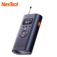 thumbnail image 2 of Linterna con Radio AM FM 6 en 1 liuwei Nextool Luz láser de alerta de emergencia Generación de energía Manual Banco de energía 4500 mAh, 2 of 5