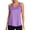 Purple, variant on Women Workout Tops Sleeveless Athletic Tank Tops Open Back Undershirt Tennis Yoga Athletic Running Shirts Plus Size Gym Clothes,Light Purple
