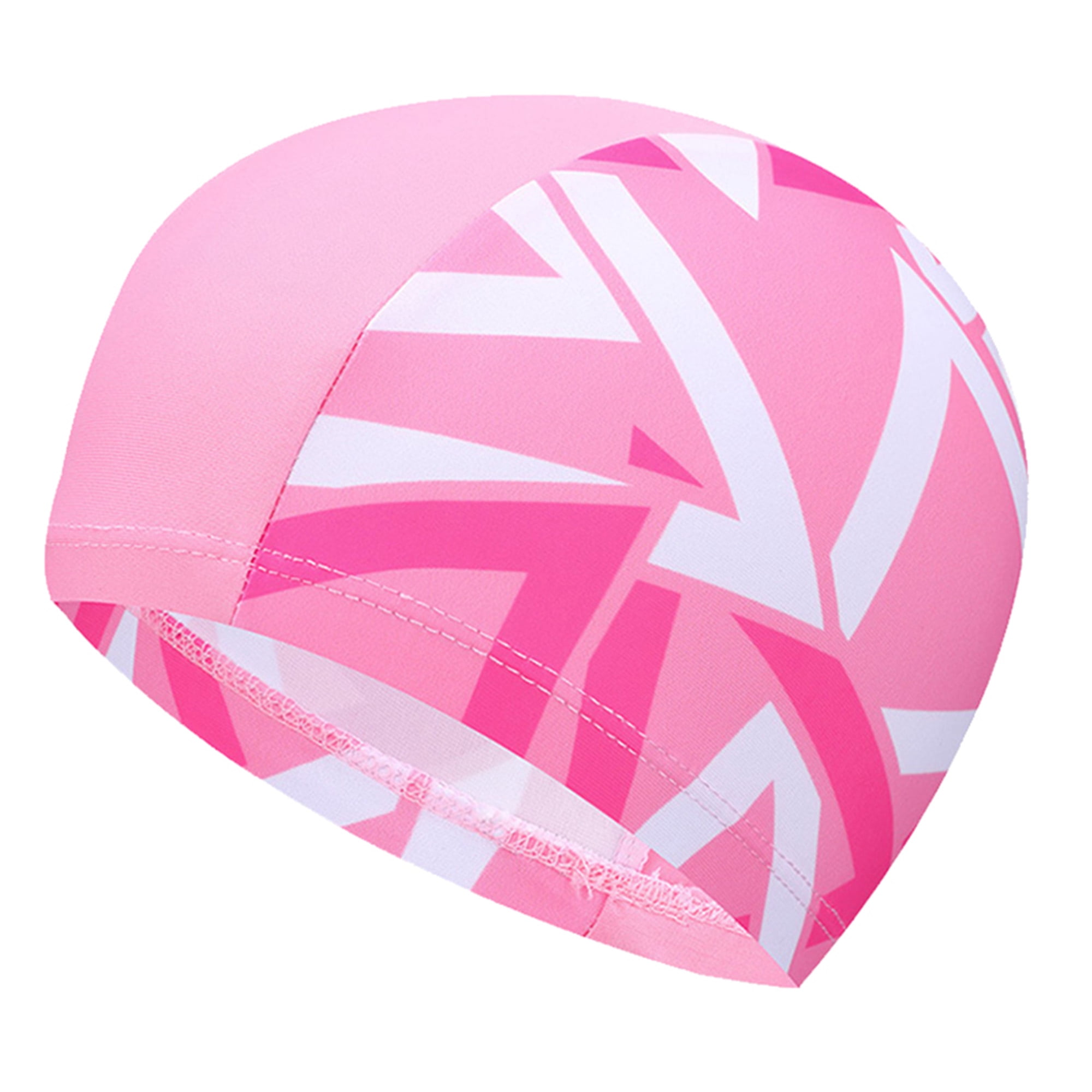 Elbourn 1Pc Kids Swim Cap Girls Boys Elastic Fabric Swimming Caps