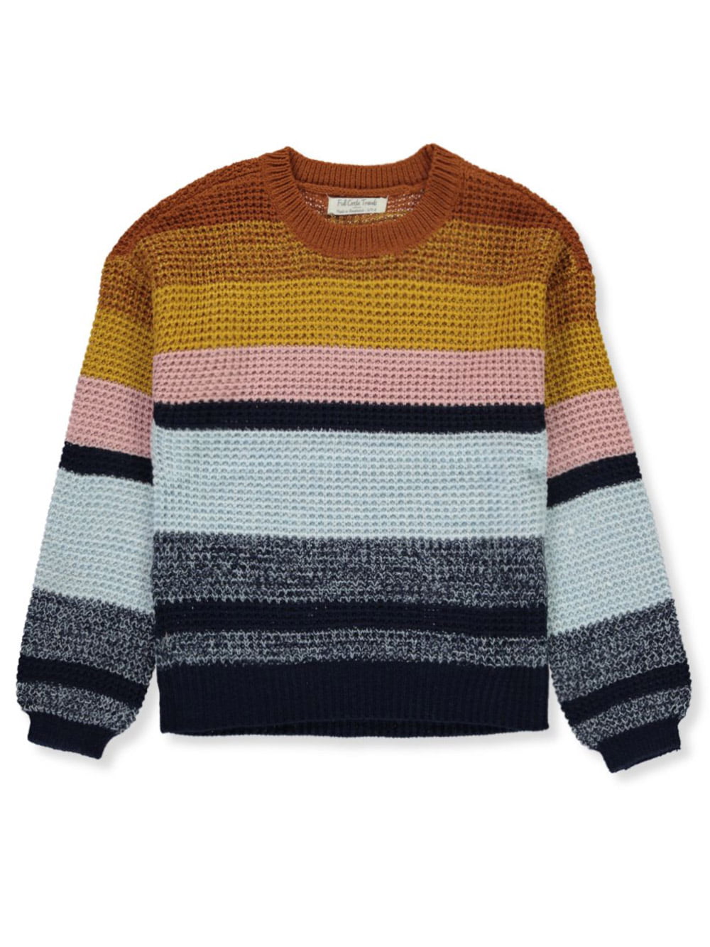 Full Circle Trends Girls' Stripe Sweater (Big Walmart.com