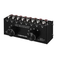 thumbnail image 2 of 6-In-2-Out Audio Switcher Two-Way Audio Signal Selector Box Splitter Distributor with RCA Inputs & Outputs, 2 of 8