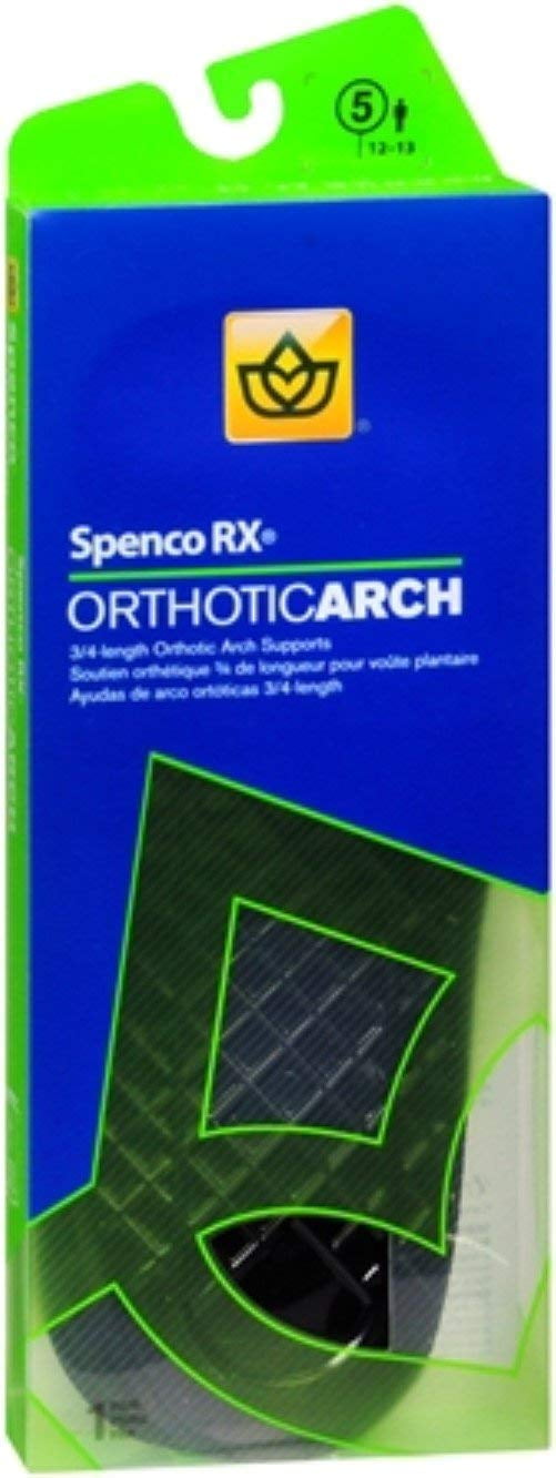 Spenco RX 3/4 Length Orthotic Arch 