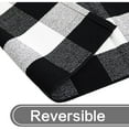 thumbnail image 2 of Sanmadrola Doormat Buffalo Plaid Rug Outdoor Indoor Door Mat 27.5''x43'' Welcome Mat Front Door Buffalo Plaid Check Rug Mats for Porch Entry Way Kitchen Farmhouse Outside Black and White, 2 of 7