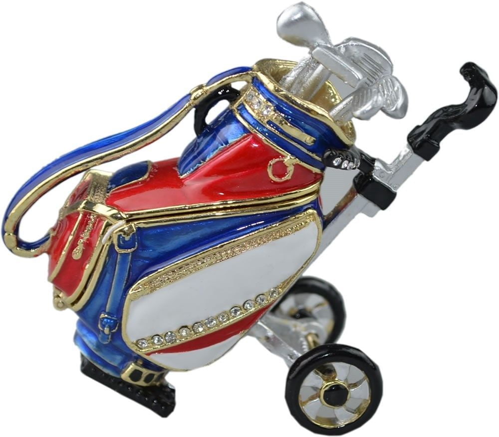 Hidden Treasures Golf Bag Trinket Box TT036