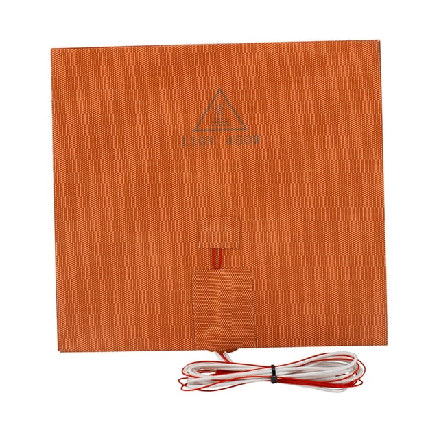 Almohadil calefactora de silicona para impresora 3D, , 450W, cama caliente, bricoje, licencia de calentamiento resistente temperaturas, perfke Almohadilla térmica de silicona