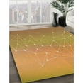 thumbnail image 2 of Ahgly Company Indoor Round Patterned School Bus Yellow Area Rugs, 7' Round, 2 of 6