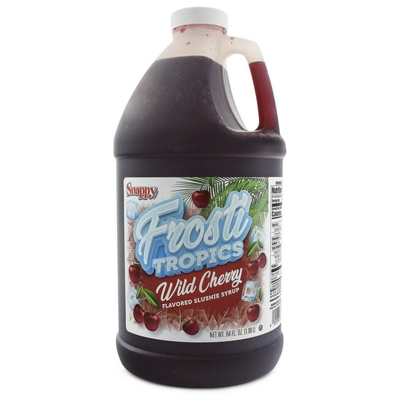 Snappy Frosti Tropics Wild Cherry Slush Mix, 1/2 Gallon