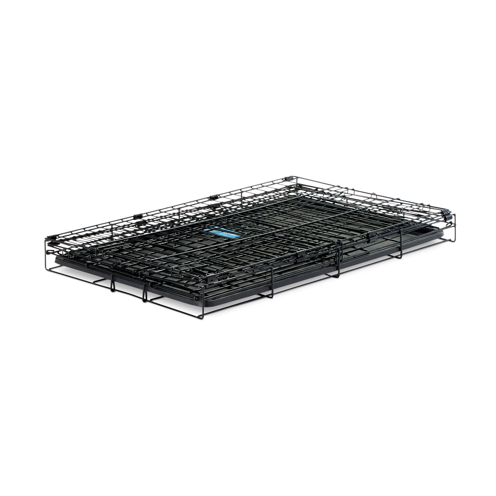 Carlson Secure Foldable Single Door Metal Dog Crate, Medium, Black, 30-Inch