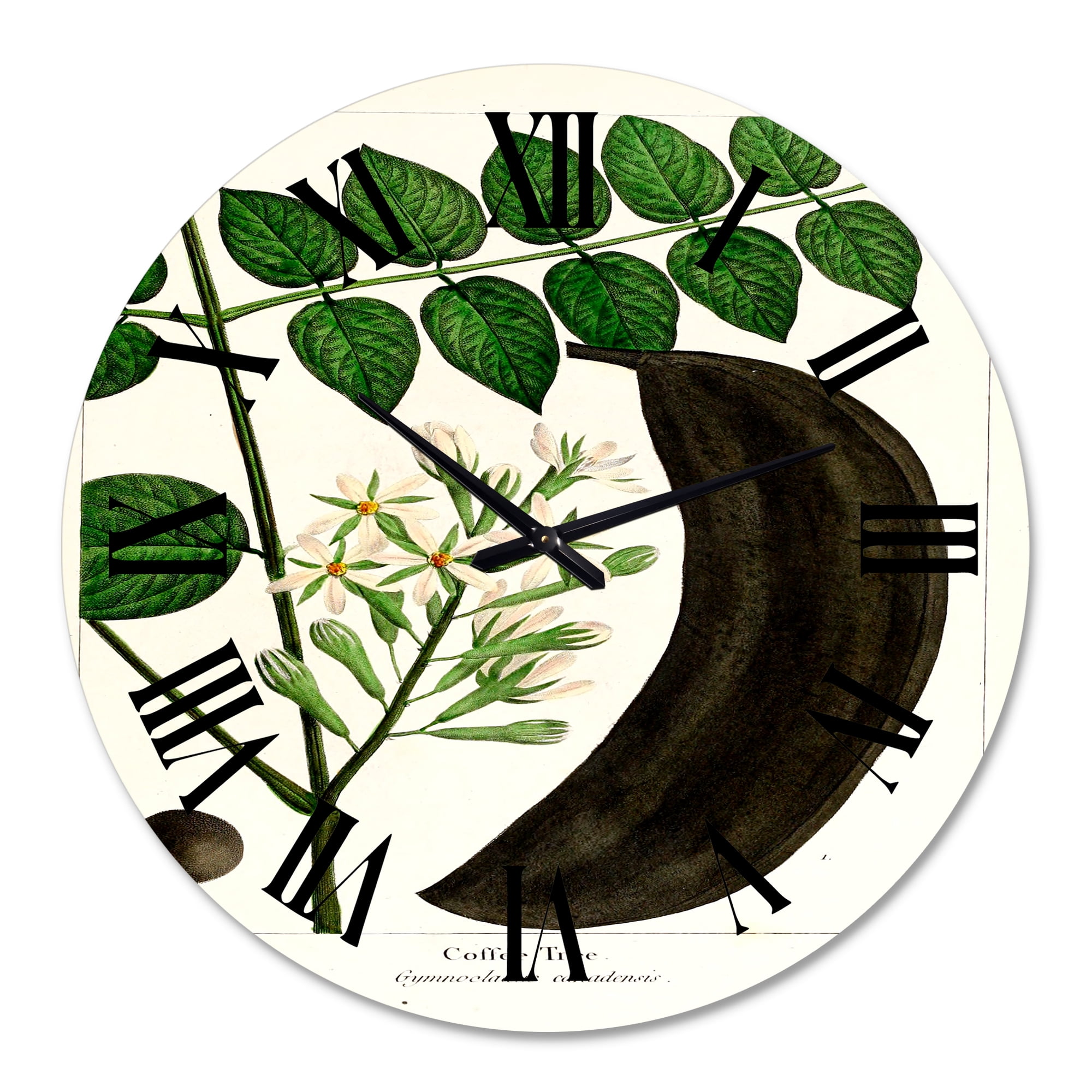 Designart 1 in Quartz Traditional Wall Clock