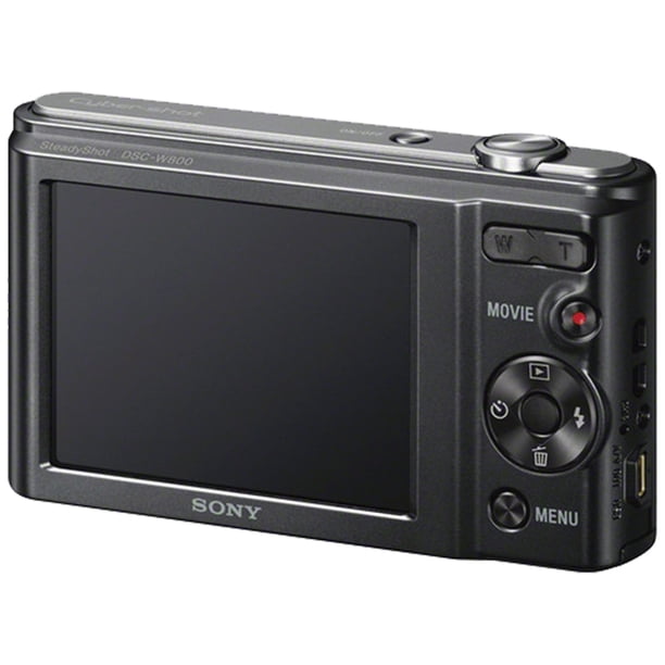 Sony Cyber-Shot DSC-W800 Digital Camera (Black) with Optical 5x +