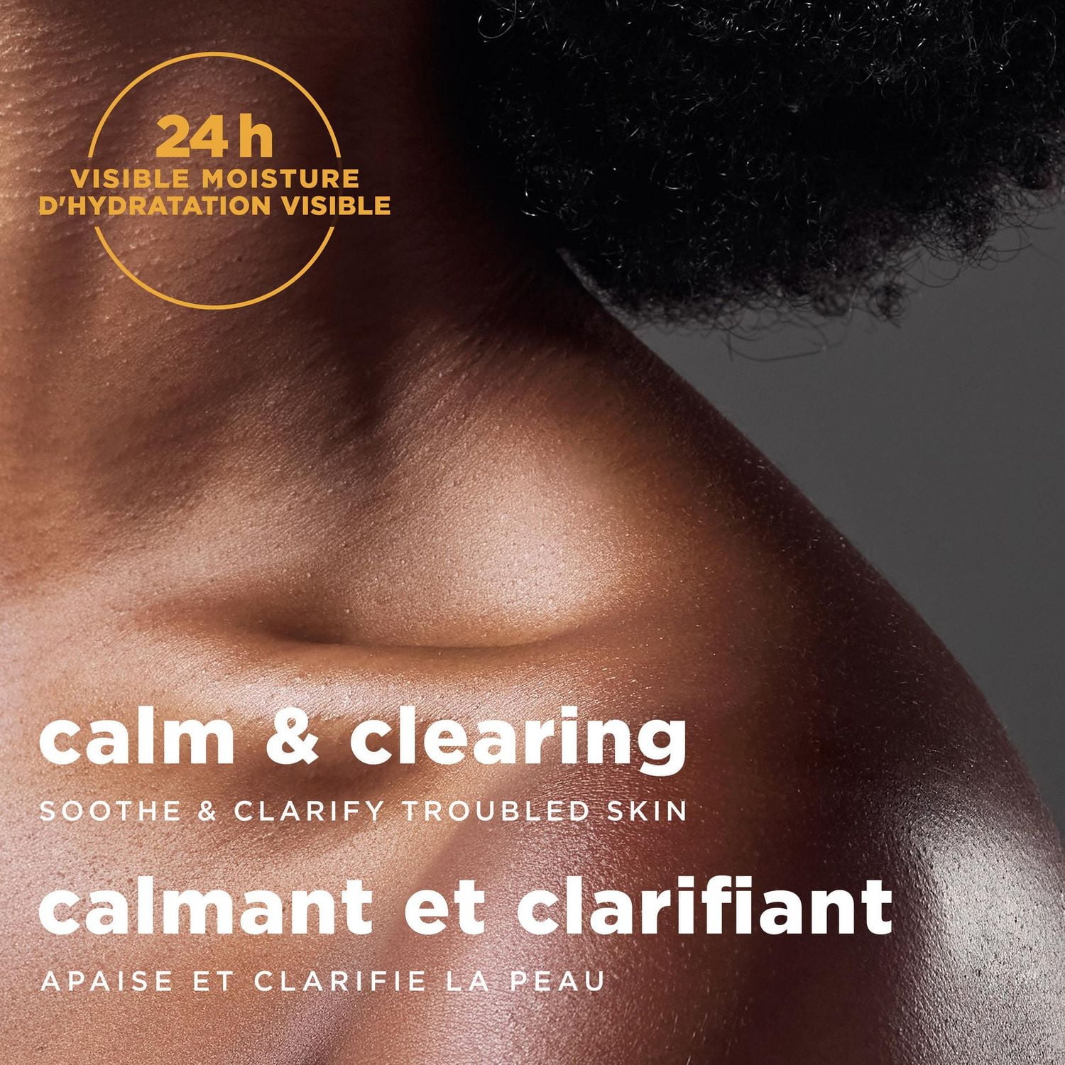 SheaMoisture Nettoyant Corporel apaisant et clarifiant, au Savon Noir Africain pour une hydratation visible de 24 heures, pour une peau saine et éclatante 532mL