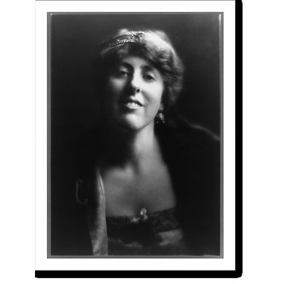 Historic Print, [Margaret Wilson, head-and-shoulders portrait, facing front], 16" x 20"