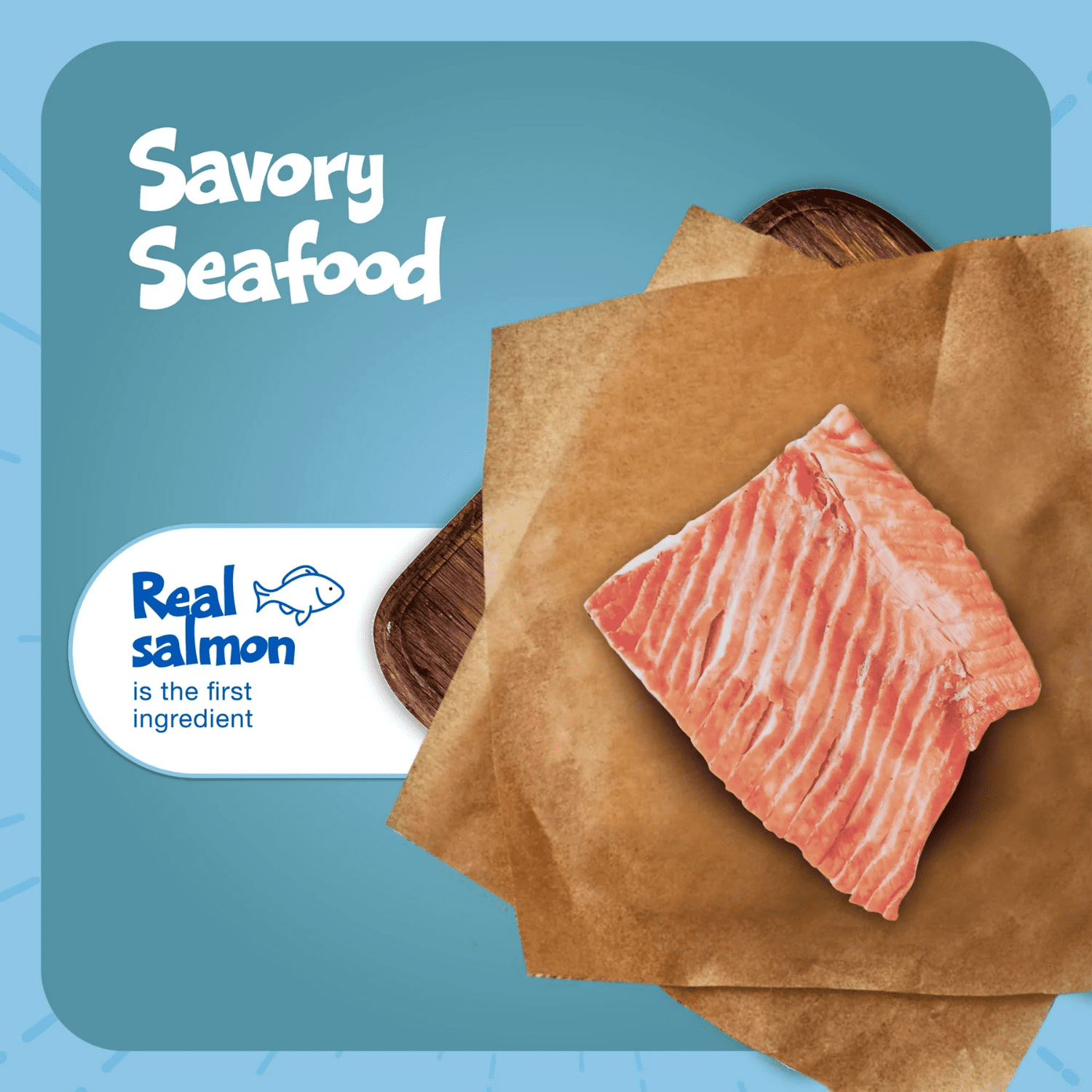 Blue Buffalo Bursts Crunchy & Creamy Cat Dry Treats, Great for Training, Seafood, 2-oz, 56g