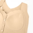 thumbnail image 5 of Sailboat Bustella Bras for Women Front Closure Brassiere Racerback Push Up Bralette Body-Shaping Posture Corrector Bra 2025 Beige 38, 5 of 5