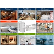 Portable Motion Sensor Alarm Entrance Chime For Premises Security And Nursery Alert