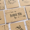 thumbnail image 3 of Miangastore Partykindom 150 Sets Thank You Cards Set Greeting Cards Notes With Kraft Envelopes Stickers All-Occasion Thank You Notecards, 3 of 8