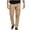 Khaki, variant on Men's Cargo Pants Slim Fit Casual Solid Color Pockets Elastic Waist Full Length Pants Olive Green
